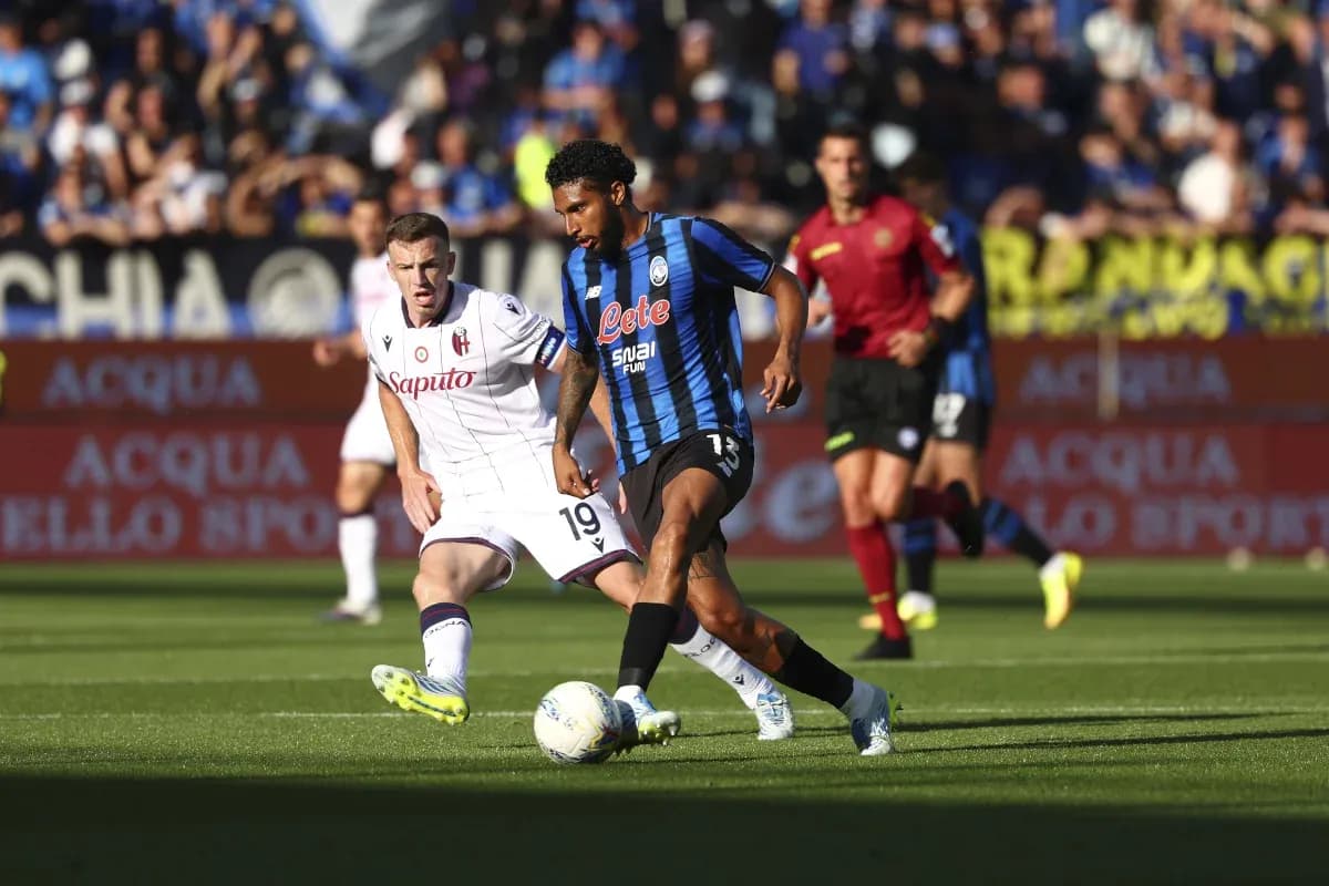 Atalanta contra Bologna en el partido