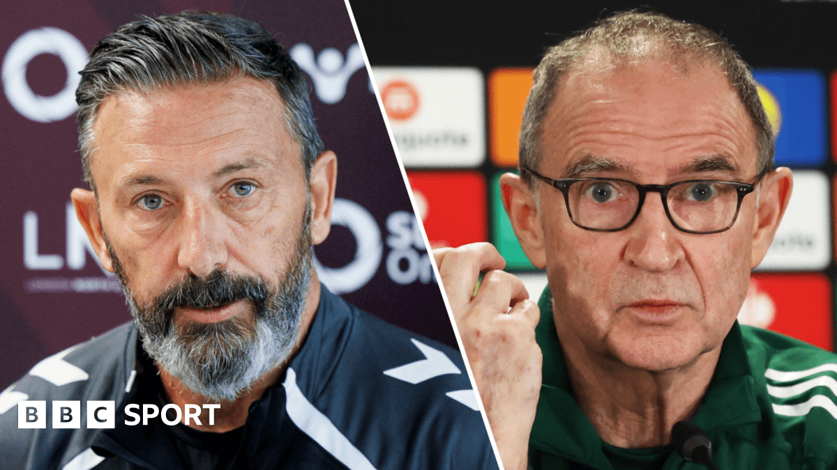 Entrenadores en conferencia de prensa deportiva