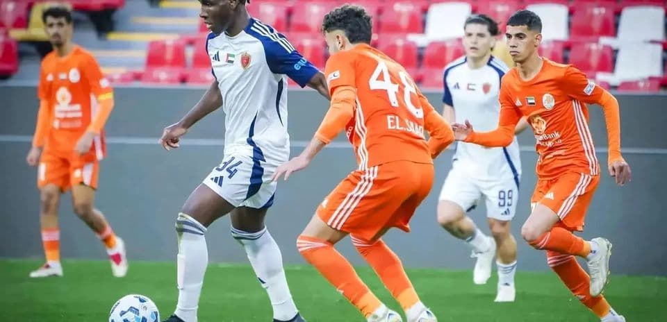Partido entre Al Nasr U23 y Ajman U23