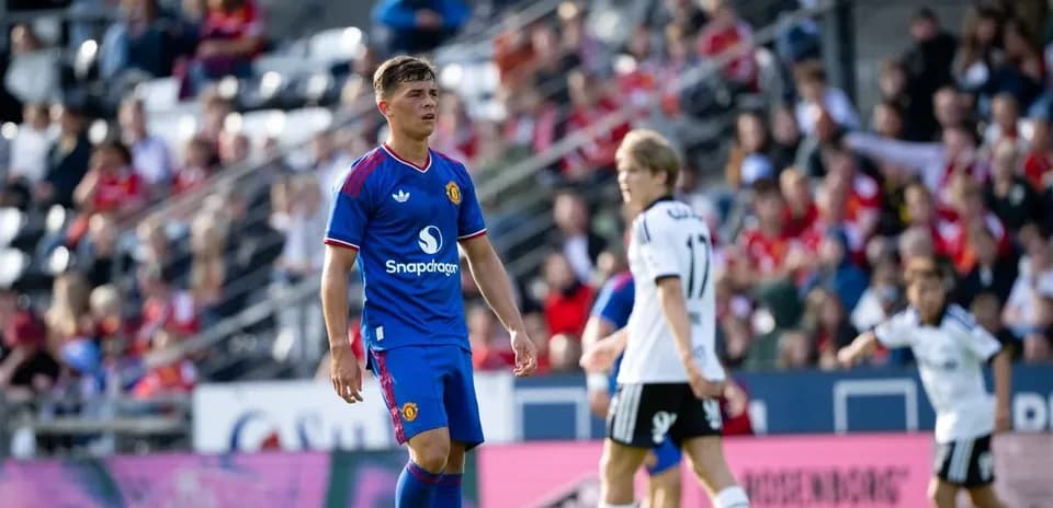 Jugador de Manchester United en partido contra Fulham