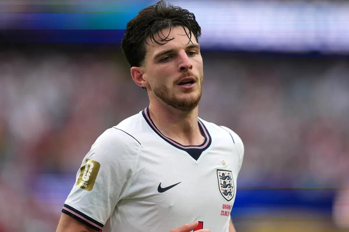 Jugador de Inglaterra en acción durante un partido