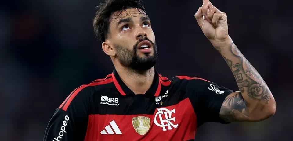 Jugador de Flamengo celebrando un gol