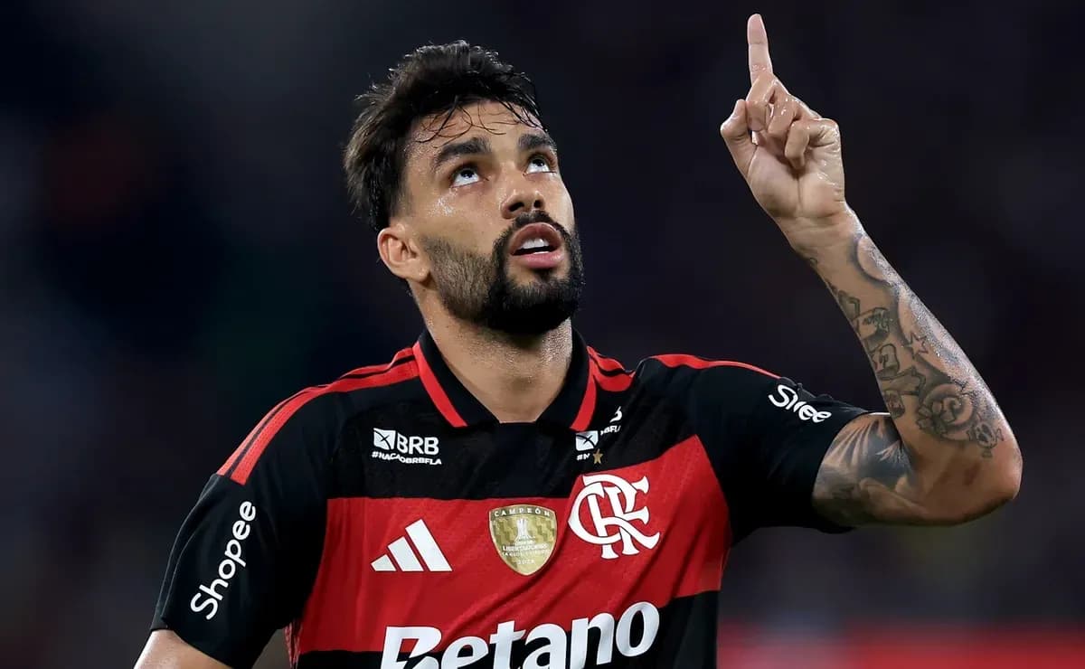 Jugador de Flamengo celebrando un gol
