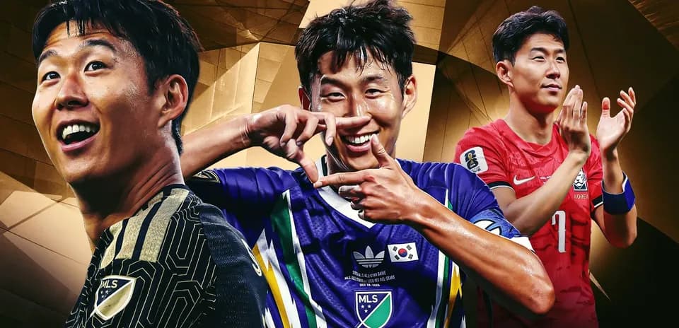Tres jugadores de fútbol coreanos posando juntos