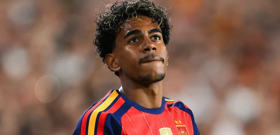 Jugador de España en el campo durante un partido