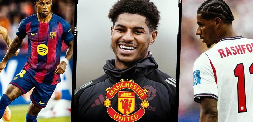 Jugadores de fútbol de Barcelona y Manchester United