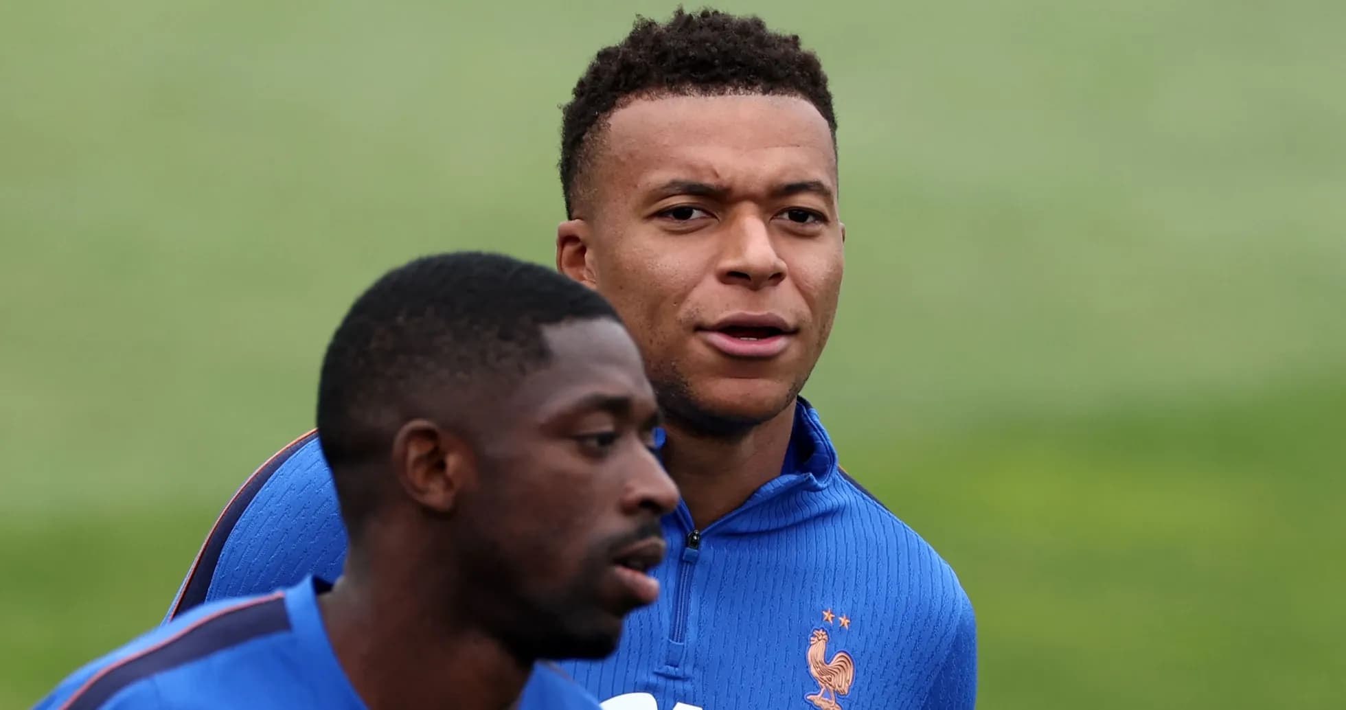 Jugadores de Francia en sesión de entrenamiento