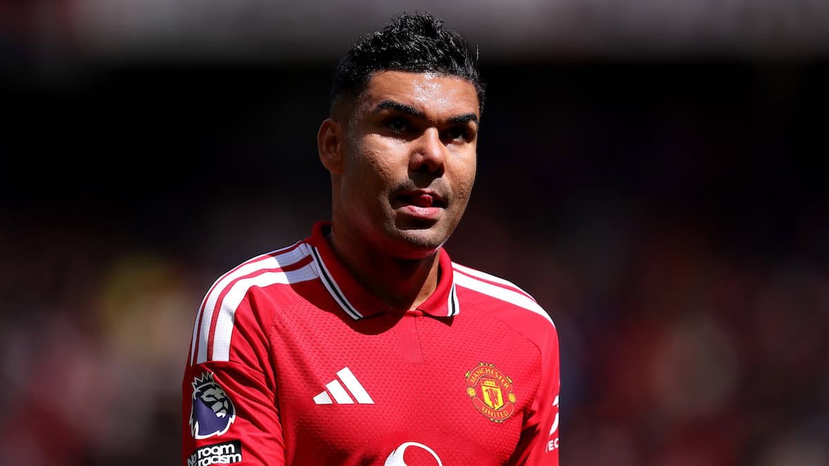 Jugador de Manchester United en el campo
