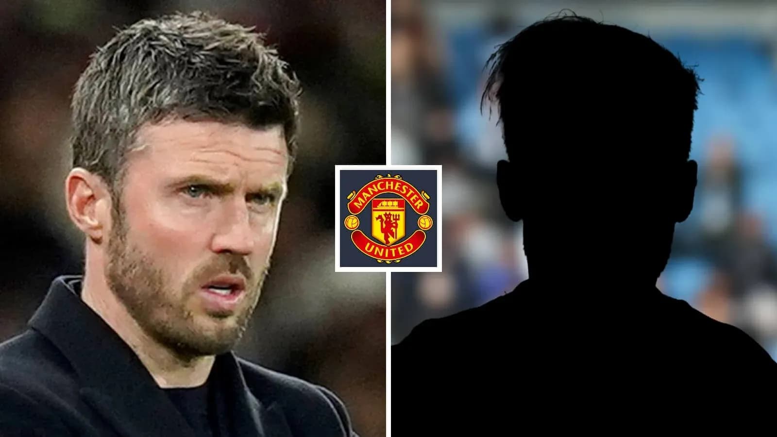 Entrenador de Manchester United con fondo oscuro