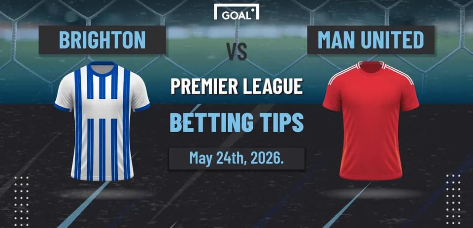 Camisas de Brighton y Manchester United para partido