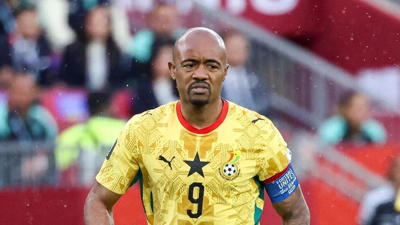 Jugador de Ghana en acción durante un partido