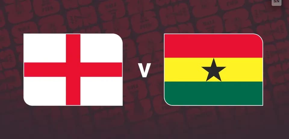 Pronóstico Inglaterra vs Ghana: cuotas, apuestas recomendadas y promociones para la Copa del Mundo
