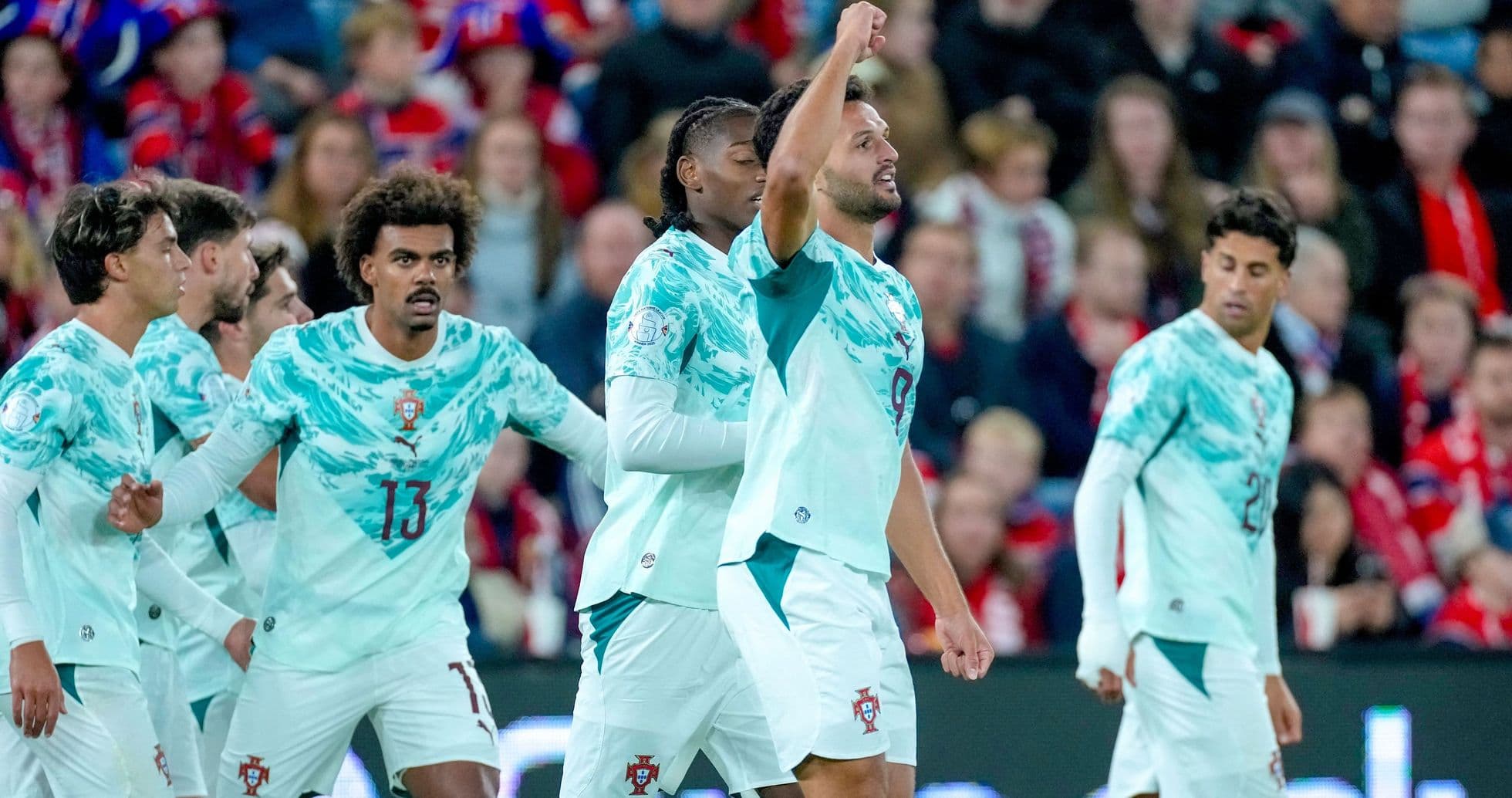Valoraciones de jugadores de Portugal ante Noruega: Joao Felix y Goncalo Ramos aseguran victoria clave en Oslo