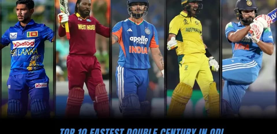 Top 10 Doble Centurias Más Rápidas en ODI (Actualizado 2026)