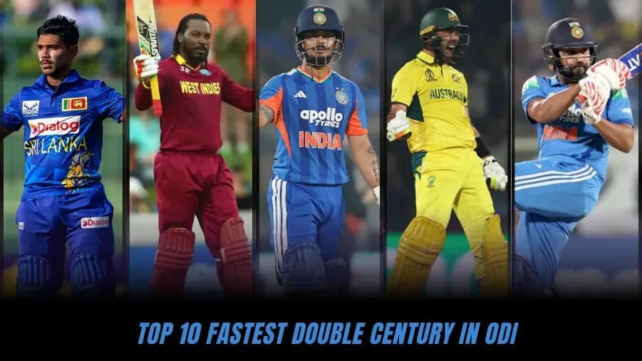 Top 10 Doble Centurias Más Rápidas en ODI (Actualizado 2026)