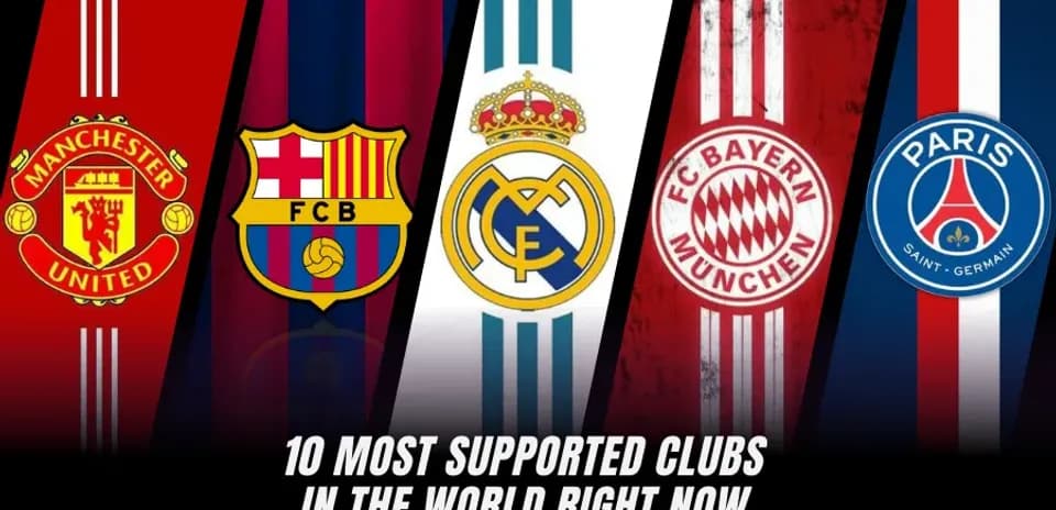 Los 10 Clubes de Fútbol con Más Seguidores en el Mundo en 2026