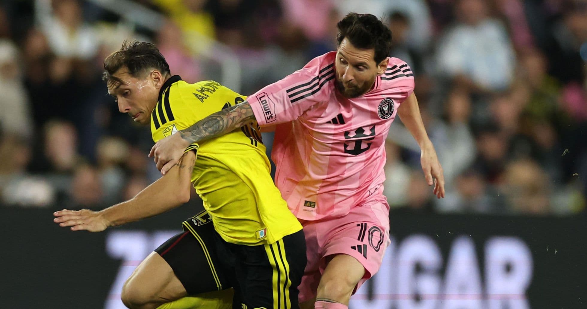 Calificaciones de jugadores de Inter Miami vs Columbus Crew: La magia de Lionel Messi no bastó tras la expulsión de Santiago Morales