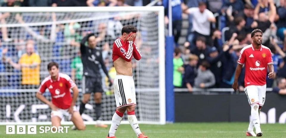 Everton 2-2 Manchester United: Carrick mantiene la esperanza tras otro empate frustrante