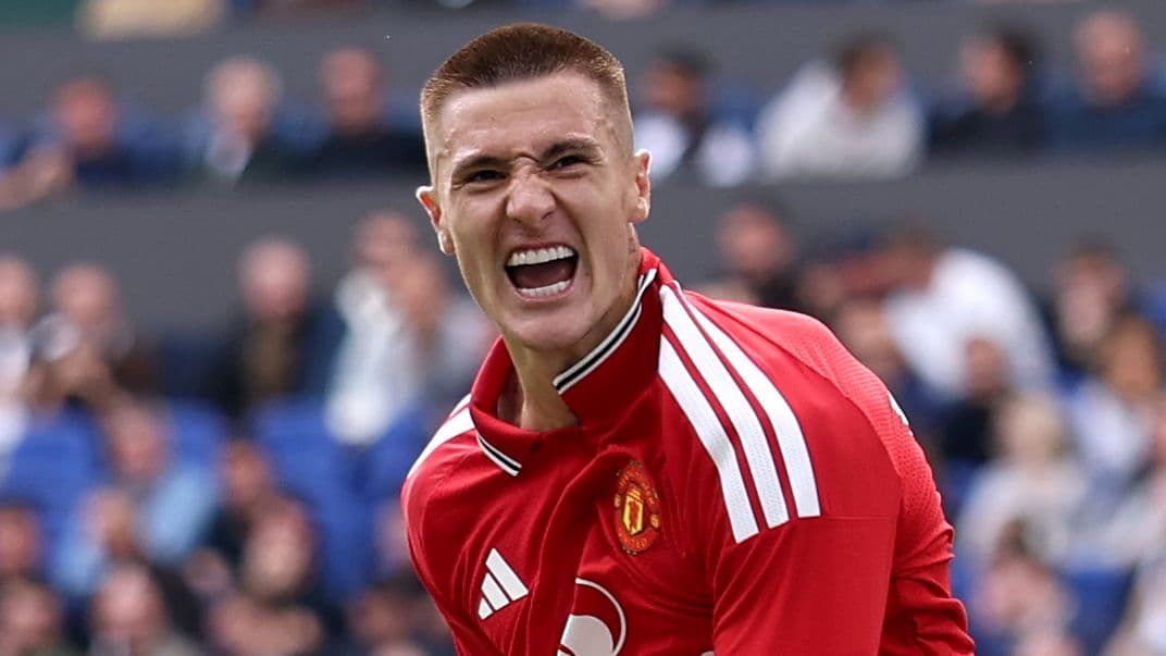 Benjamin Sesko busca lo positivo tras el doloroso empate del Manchester United ante Everton
