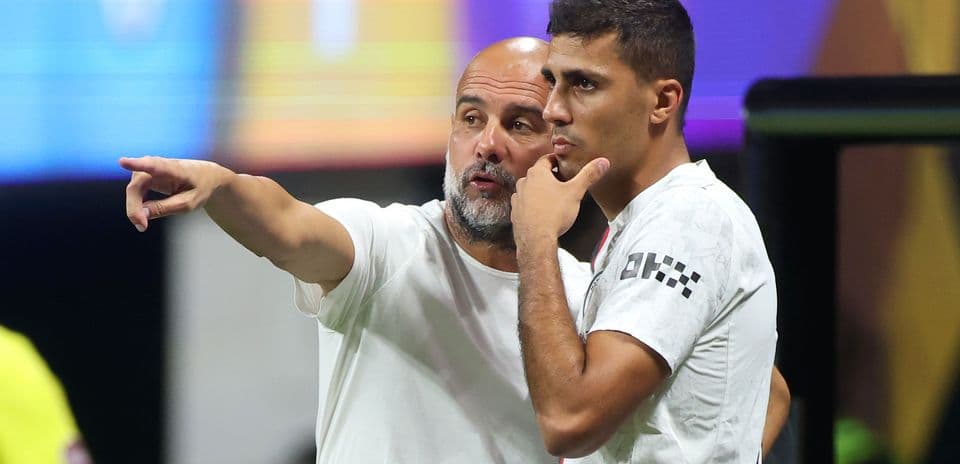 Pep Guardiola influyó en la decisión de Rodri de fichar por Barcelona en lugar de Real Madrid