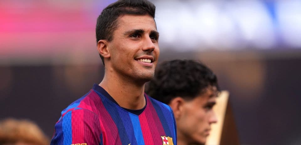 Javier Tebas destaca a Rodri como el mejor jugador del mundo tras su fichaje por Barcelona