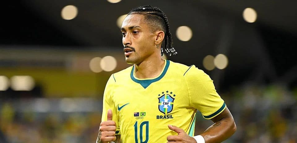 Raphinha como delantero y siete cambios en la alineación de Brasil contra Australia