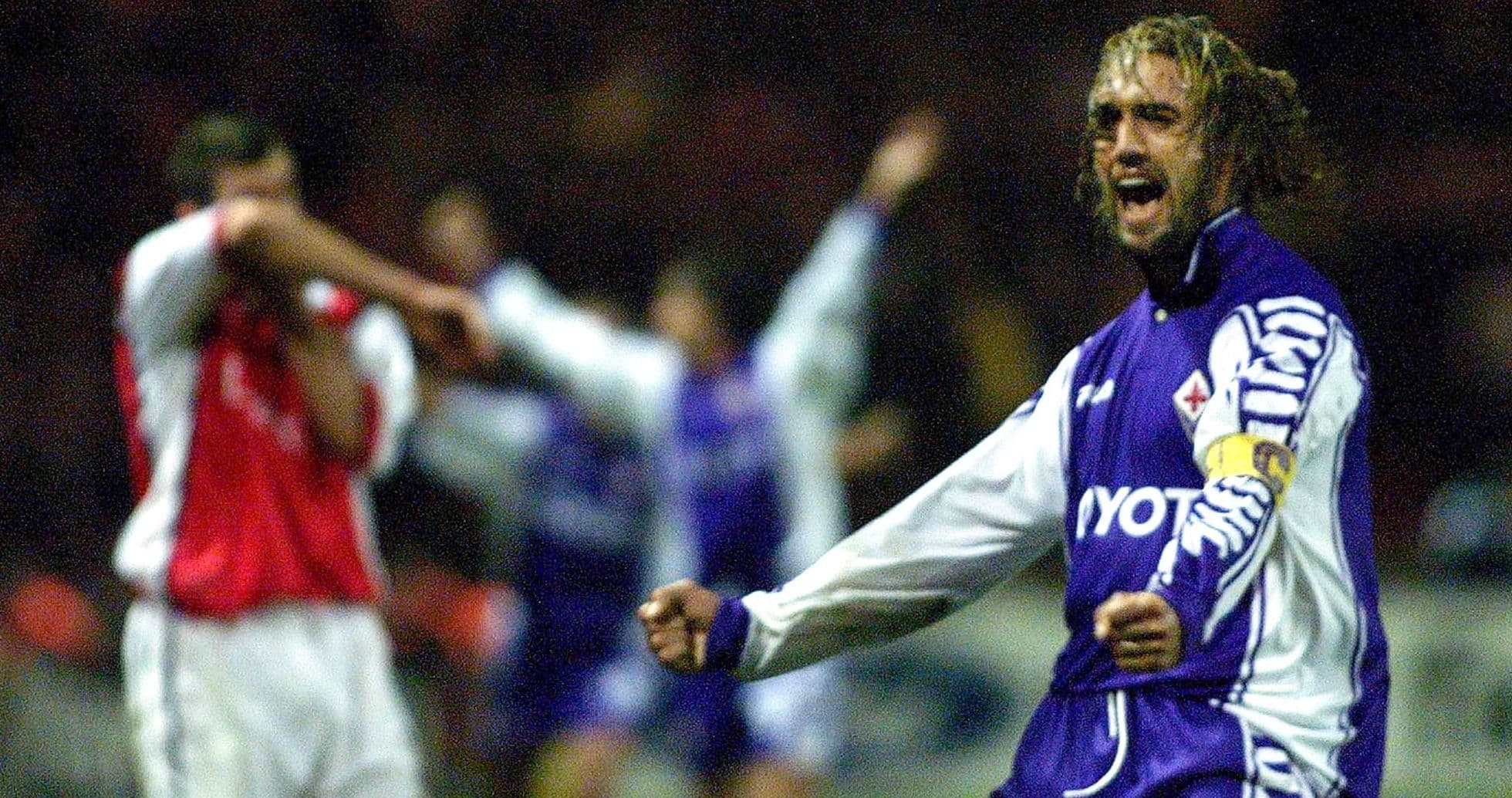 Batistuta regresa para celebrar el centenario de Fiorentina con un doblete en una exhibición memorable