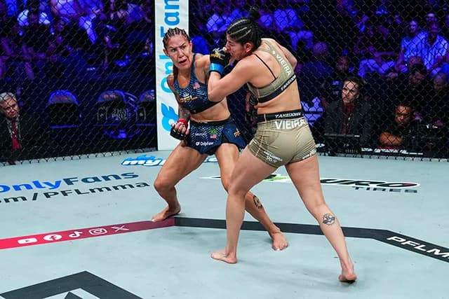 Ketlen Vieira suspendida seis meses tras dar positivo después de pelea con Cris Cyborg