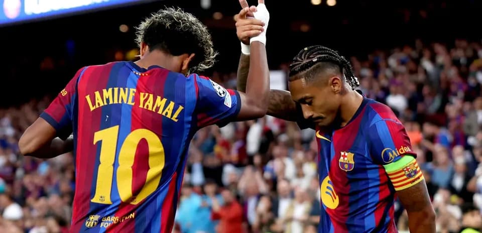 Clasificación de Poder de la Champions League: Barcelona y Arsenal lideran mientras PSG defiende su título con dificultades