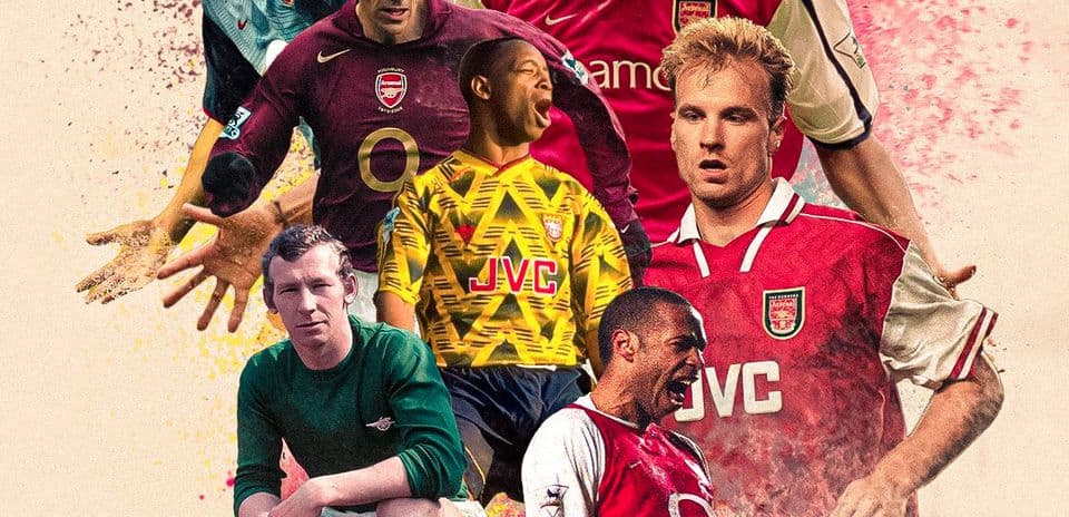 Los 50 mejores jugadores de la historia del Arsenal