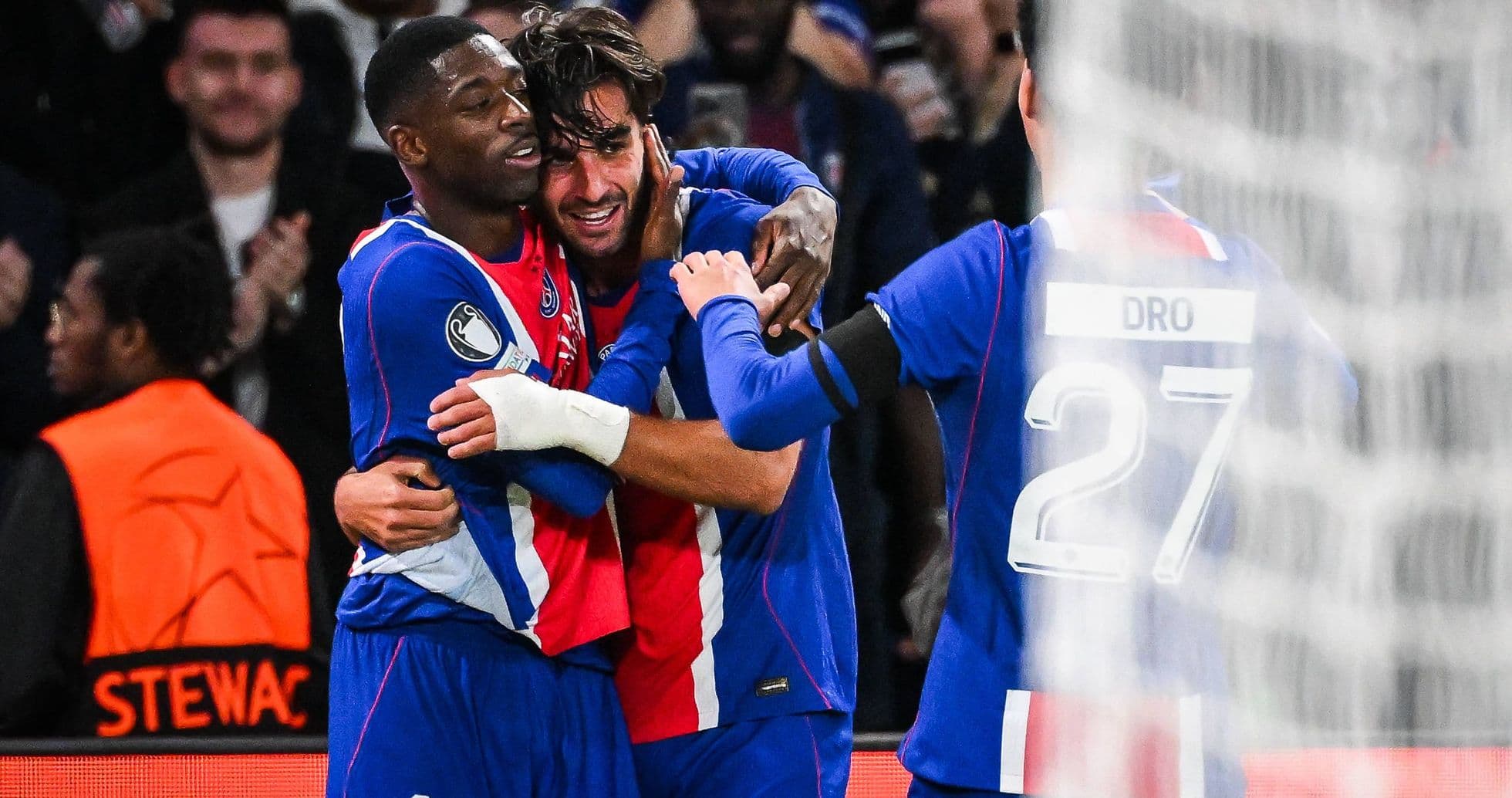 Noche de ensueño para Ferran Torres y Ousmane Dembele en la Champions League con PSG
