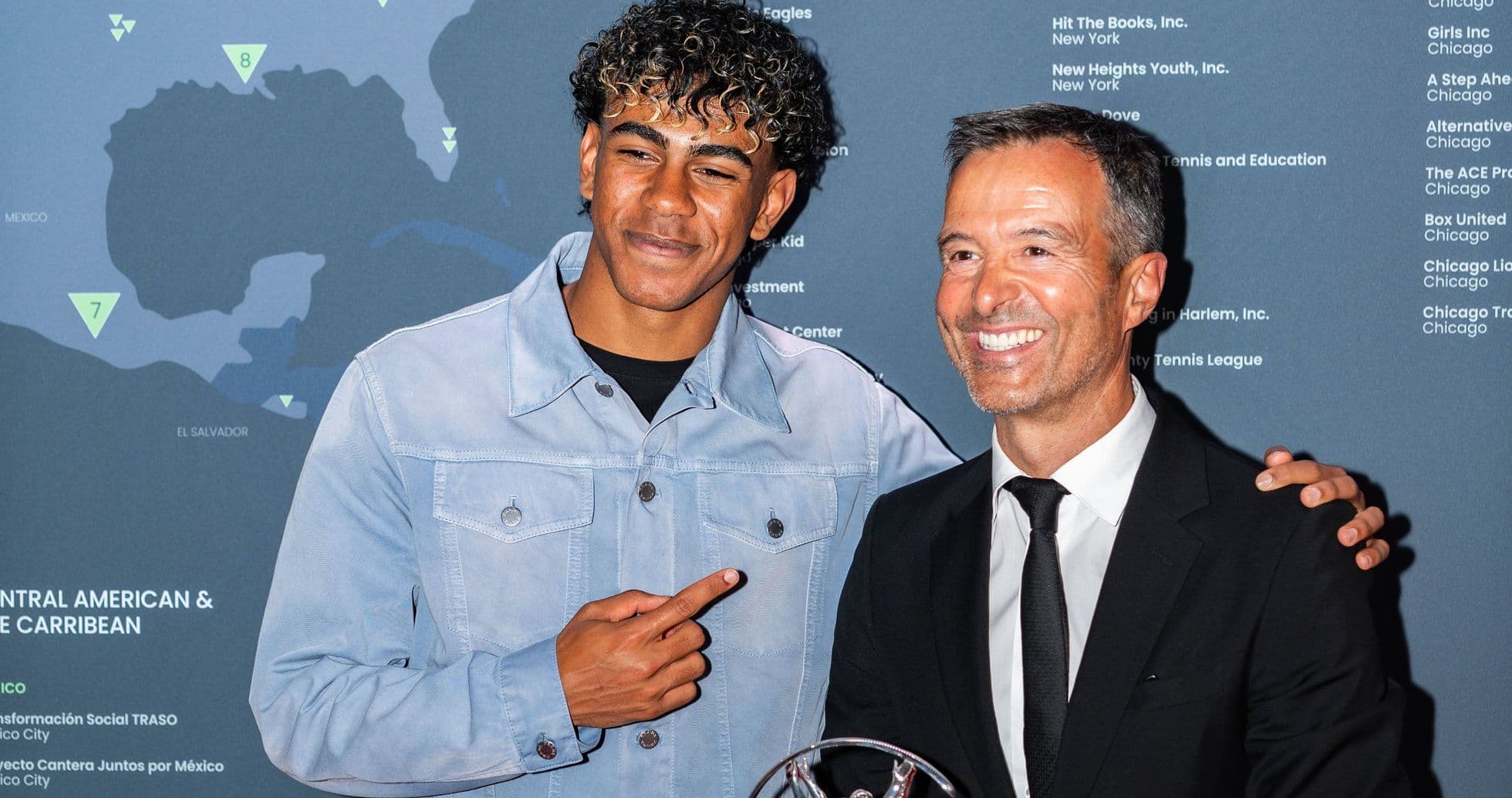 Jorge Mendes destaca a Lamine Yamal como favorito para el Balón de Oro 2026 frente a Kylian Mbappé