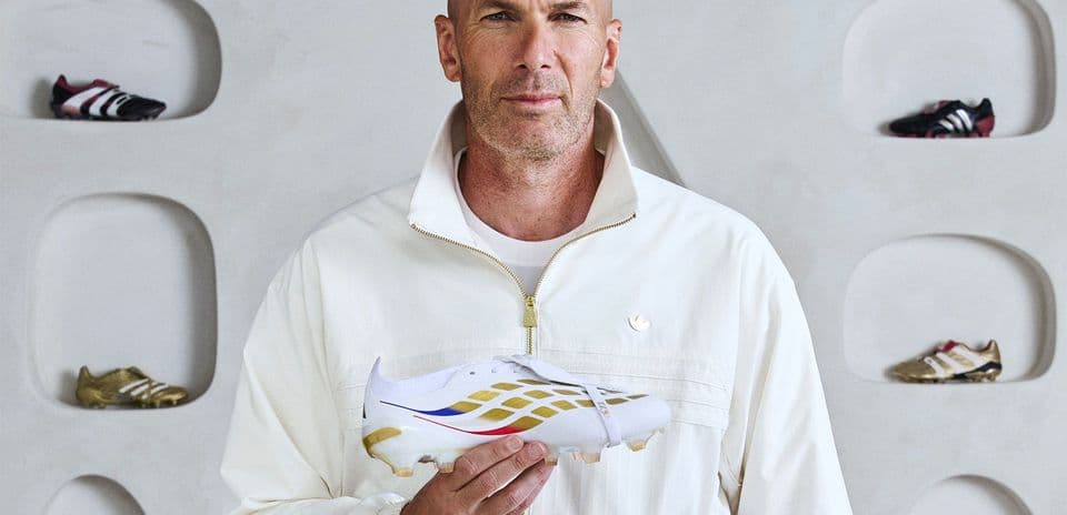Zinedine Zidane y adidas presentan edición limitada de botas Predator para celebrar 30 años de colaboración