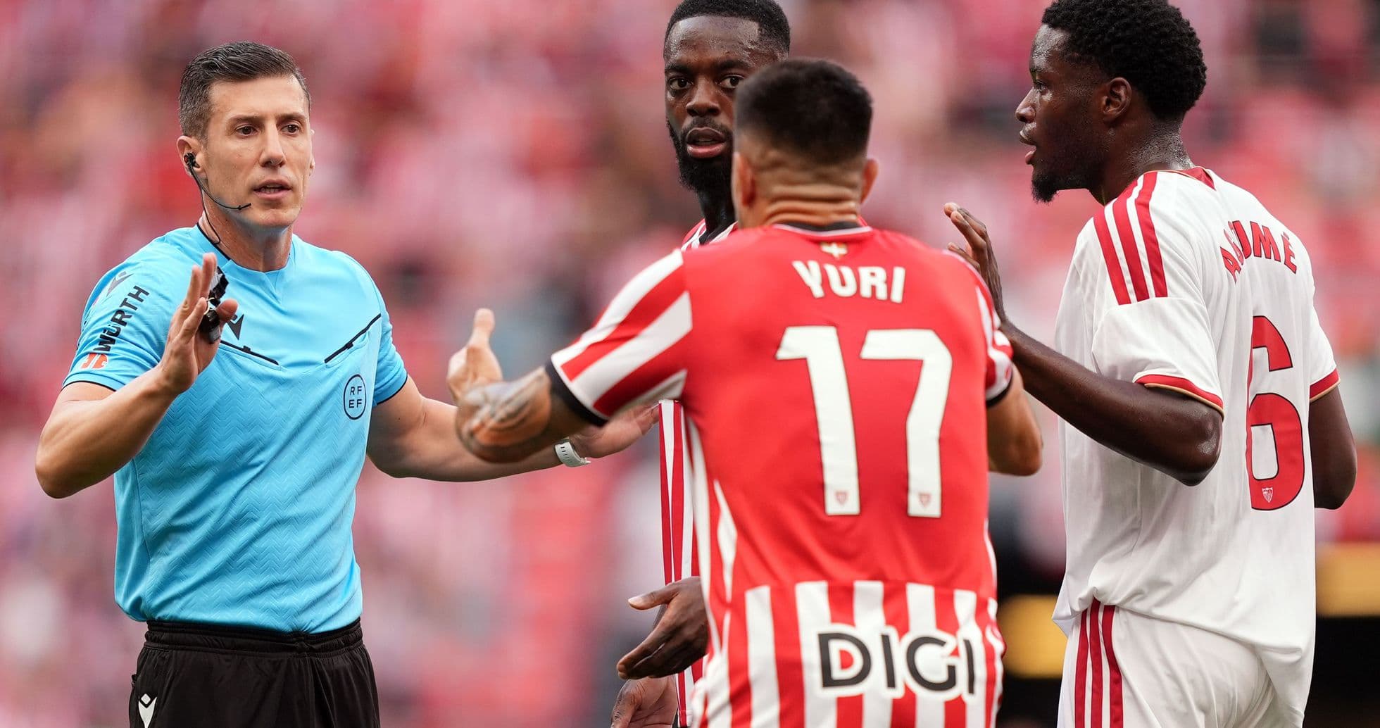 Athletic Bilbao iguala un preocupante récord defensivo tras perder 3-1 ante Sevilla en La Liga