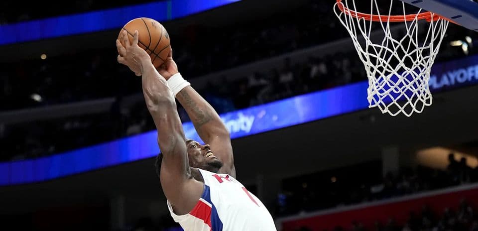 Por qué los Pistons apostaron $200 millones en Jalen Duren pese a sus dificultades en playoffs