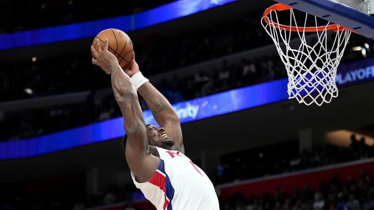 Por qué los Pistons apostaron $200 millones en Jalen Duren pese a sus dificultades en playoffs