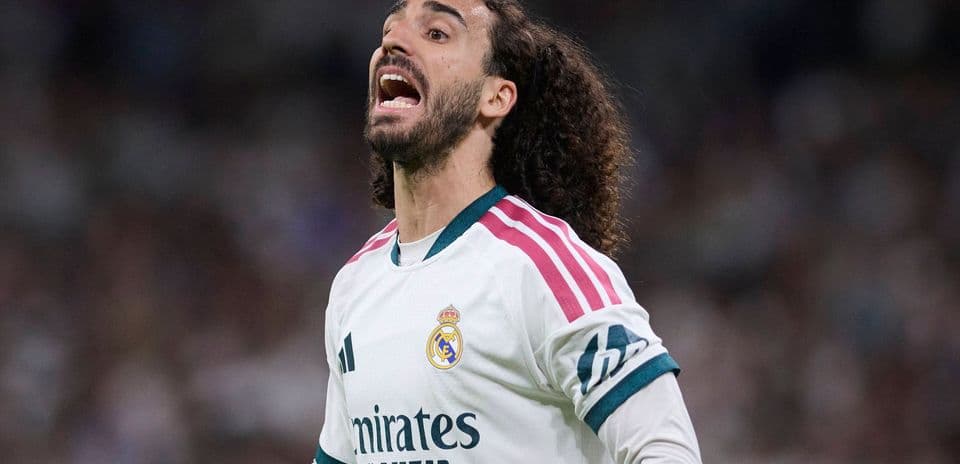 Marc Cucurella explota contra el árbitro tras la expulsión de Vinicius Jr en victoria ajustada del Real Madrid ante Villarreal