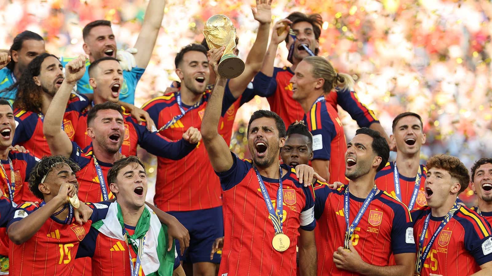 España rompe el récord mundial de invictos tras vencer a Argentina en la final del Mundial 2026