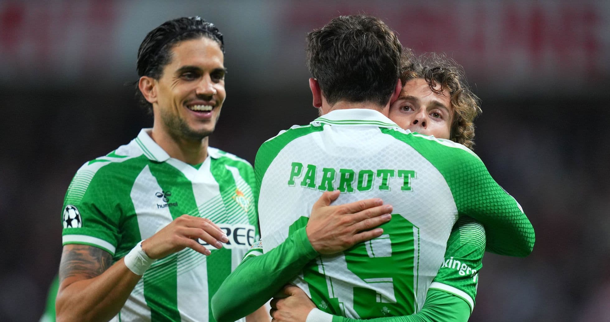 Troy Parrott lidera la remontada del Real Betis contra Lille mientras Ethan Mbappé recibe tarjeta roja en la Champions League