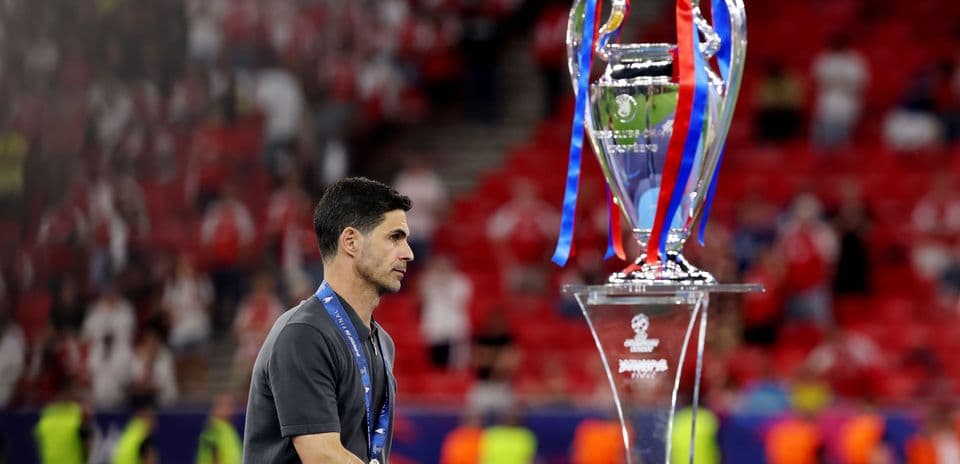 Mikel Arteta revela el dolor tras la final de Champions League y su ambición con Arsenal