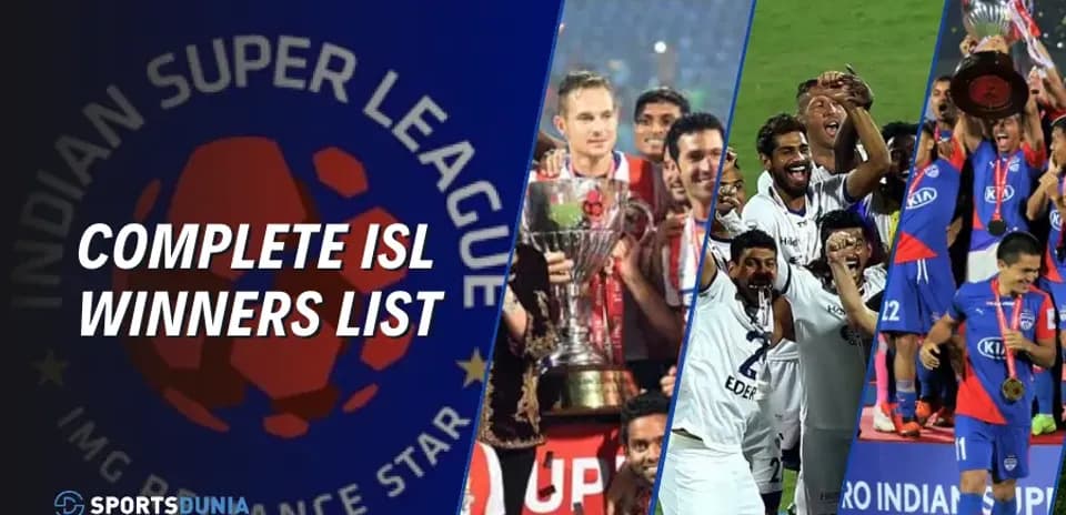 Lista Completa de Ganadores de la ISL: Todos los Campeones de la Superliga India de Fútbol