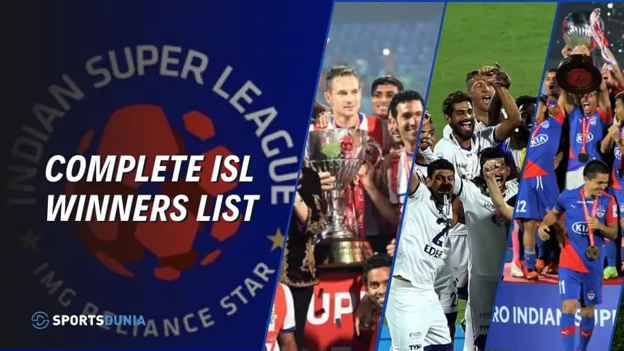 Lista Completa de Ganadores de la ISL: Todos los Campeones de la Superliga India de Fútbol