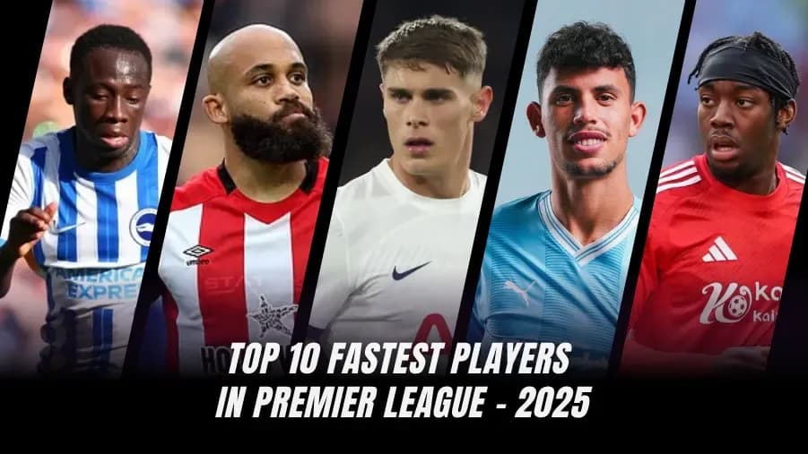 Los 10 Jugadores Más Rápidos de la Premier League en 2026