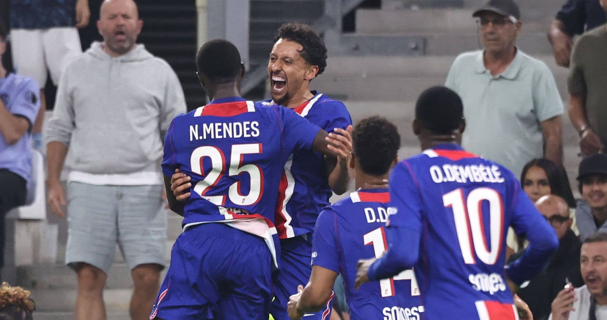 Marquinhos lidera a Paris Saint-Germain en victoria sobre un Marsella con diez jugadores en Le Classique
