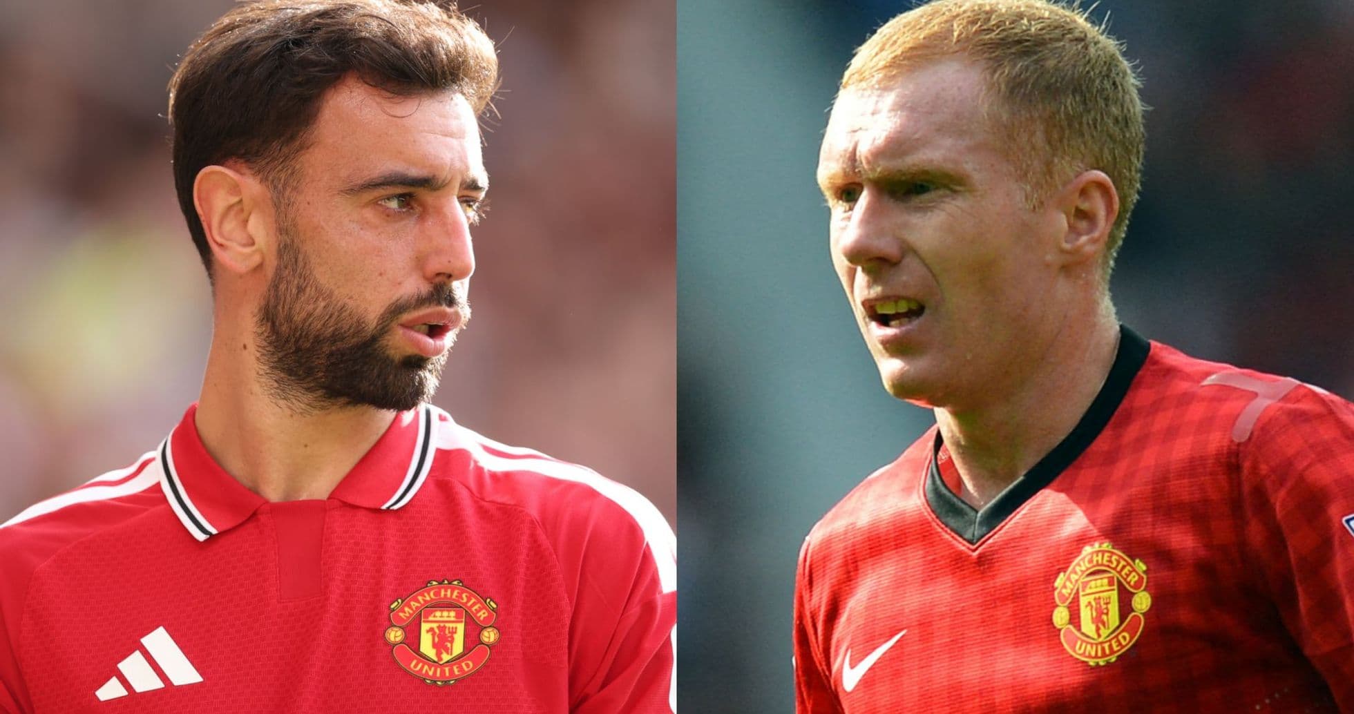 Anderson afirma que Paul Scholes está en un nivel distinto al de Bruno Fernandes