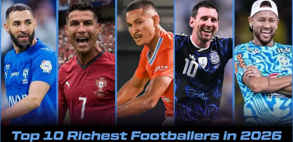 Los 10 Futbolistas Más Ricos del Mundo Activos en 2026