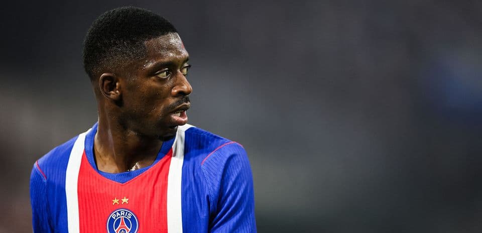 Debate sobre el poco tiempo de juego de Ousmane Dembélé antes del choque clave entre Paris Saint-Germain y Manchester City