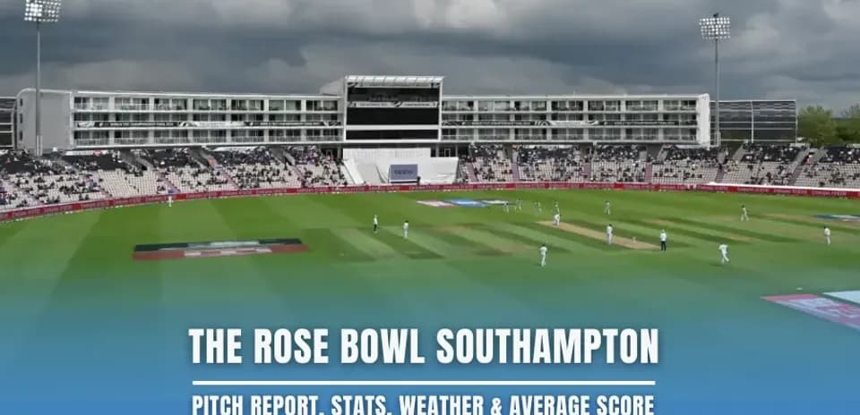 Informe del terreno de juego en The Rose Bowl Southampton para la ICC Women's T20 World Cup 2026