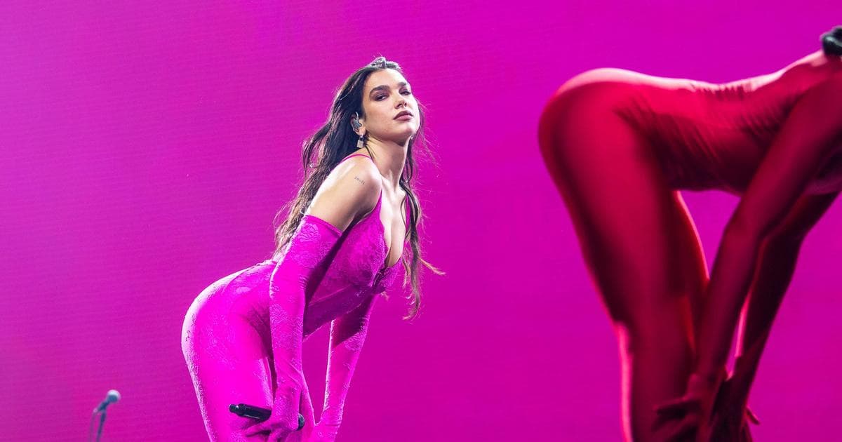 Dua Lipa en medio de la polémica por la pelea Fury vs Joshua en Cardiff