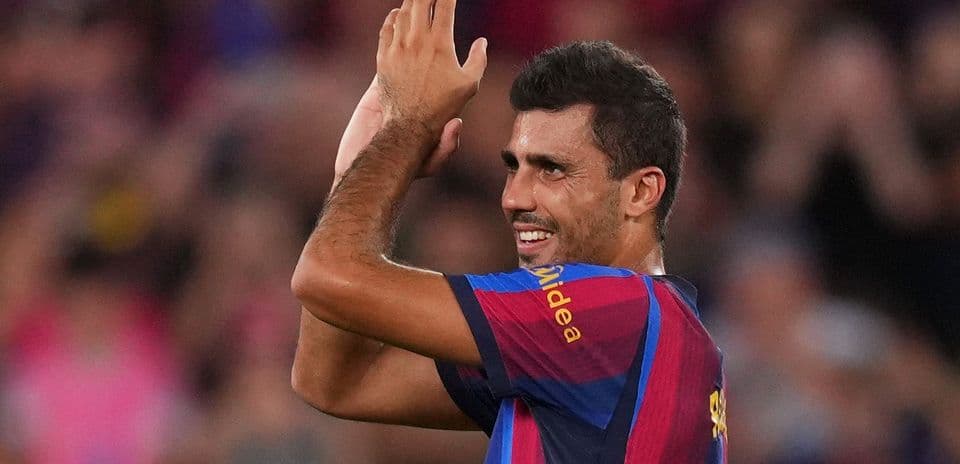 Rodri celebra su debut con Barcelona en victoria contundente ante Athletic Club
